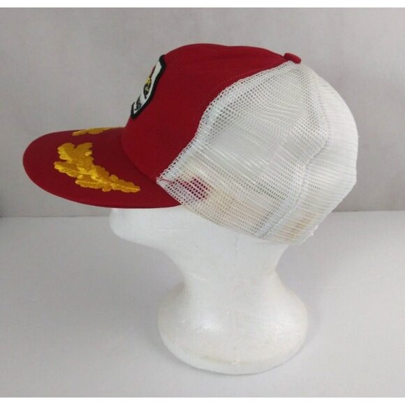 Vintage NL McCullough Embroidered Mesh Back Trucker Hat Snapback Baseball Cap - Picture 5 of 7